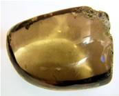 DOME POLISHED SMOKEY QUARTZ PEBBLE. SP2461POL