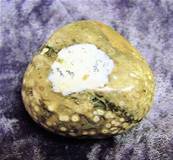 ORBICULAR JASPER POLISHED PEBBLE SPECIMEN (MADAGASCAR). SP4087POL