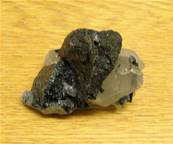 GREEN / BLACK TOURMALINE IN QUARTZ. SP5887