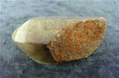 POLISHED RUTILATED SMOKEY QUARTZ POINT SPECIMEN. SP6787POL
