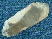 SMOKEY DOUBLE TERMINATED ELESTIAL QUARTZ SPECIMEN WITH RUTILE & CHLORITE INCLUSION. 125 X 45 X 30MM