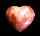 RASPBERRY QUARTZ HEART. SP9718POL