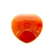 CARNELIAN LARGE PUFF HEARTS.   SPR13622POL