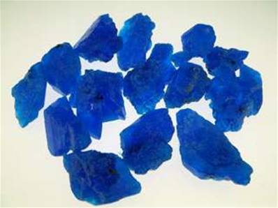 HYDRATED BLUE COPPER SULPHATE CRYSTAL CHIPS. SPR3787