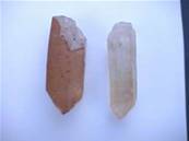 TANGERINE QUARTZ POINT SPECIMENS. QUAR60