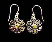 925 SILVER PENDANT STYLE EARRINGS.   E3311