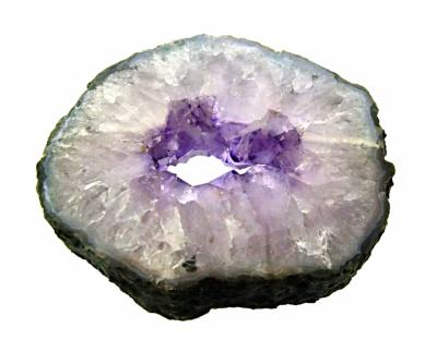 AMETHYST GEODE SLICE SPECIMEN.   SP10168POL