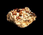 Spessartine Garnet On Feldspar Matrix Raw Crystal Specimen.    SP11556