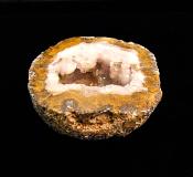 AGATE GEODE SECTION (POLISHED CUT FACE).   SP12156POL