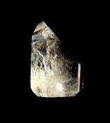 QUARTZ POLISHED POINT SPECIMEN WITH FLAT CUT BASE TO STAND.   SP12331POL