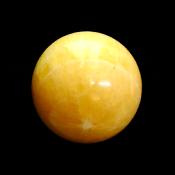 ORANGE CALCITE SPHERE.   SP13594SLF