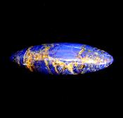 LARGE OVAL PALMSTONE IN LAPIS LAZULI.   SP13909SLF