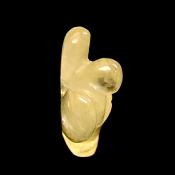 LARGE ANGEL CARVING IN QUARTZ.   SP14363POL