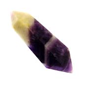 CHEVRON AMETHYST DOUBLE TERMINATED POLISHED POINT SPECIMEN.   SP14435POL