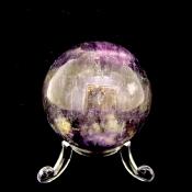 Gemstone Sphere in Fluorite.   SP15257POL