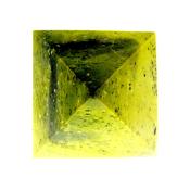 Serpentine Gemstone Pyramid.   SP15314POL