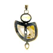 925 Silver Designer Pendant featuring Agate & Citrine gemstones.   SPR15380PEND