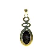 925 Silver Designer Pendant featuring Pietersite, Blue Topaz & Herkimer Diamond Gemstones.   SP15384PEND