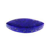 Polished lapis lazuli Catseye shape pocket charm.   SP15422POL