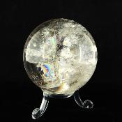 Gemstone Sphere in Rainbow Quartz.   SP15728POL