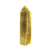 Yellow Banded Fluorite Fully Polished Point/ Tower Specimen.   SP16041POL