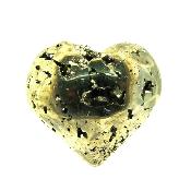 Iron Pyrite (Fools Gold) Polished Geode Heart.   SP16079POL