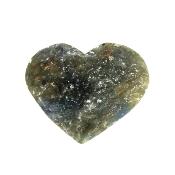 Gemstone Heart in Kyanite.   SP16315POL