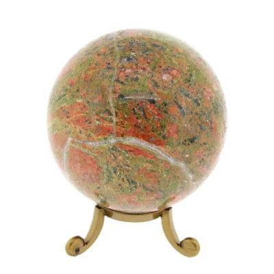 Gemstone Sphere in Unakite.   SP16318POL