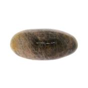 Oval Shape Fully Polished Palm Stone in Black Moonstone.   SP16327POL