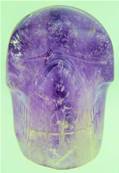 AMETHYST CRYSTAL SKULL CARVING.   SP1698POL