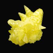 Sulphur Raw Crystal Formation.   SP17131SLF