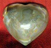 LARGE AGATE GEODE HEART. SP3336SHLF