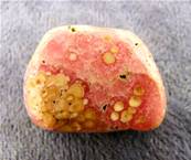 RHODOCROSITE POLISHED PEBBLE SPECIMEN. SP9051POL