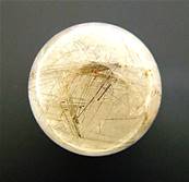 RUTILATED QUARTZ SPHERE. SP9523POL