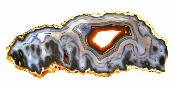 AGATE GEODE SLICE SPECIMEN.   SP9926POL