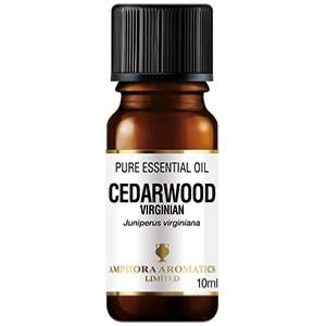 PURE ESSENTIAL OIL - CEDARWOOD VIRGINIAN. juniperus virginiana. 10ml. 1/3 fl oz us. 40g. SPR1082