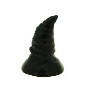 Witch's or Wizard's Hat in Black Obsidian.   SPR16193POL