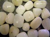 SCOLECITE POLISHED PEBBLES. 20 - 30MM ACROSS. 5 - 25g. SPR1622POL