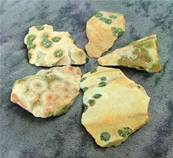 ORBICULAR JASPER CRYSTAL CHIPS. SPR4172