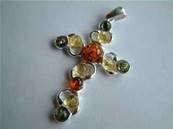 AMBER CROSS PENDANT ref BM2H0061002