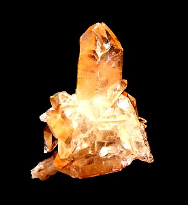 TANGERINE QUARTZ CLUSTER SPECIMEN.   SP11113