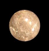 RUTILATED QUARTZ SPHERE.   SP11808POL