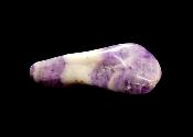 CHEVRON AMETHYST POLISHED PEBBLE SPECIMEN.   SP12317POL