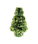 GEMSTONE MINI CHRISTMAS TREE CARVING IN WYOMING JADE.   SP12973POL