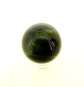 BLUE TIGERSEYE MINI SPHERE.   SP13128POL