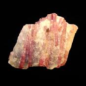 PINK TOURMALINE IN QUARTZ RAW CRYSTAL SPECIMEN.   SP13835