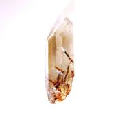 RED EPIDOTE IN QUARTZ RAW CRYSTAL SPECIMEN.   SP14057