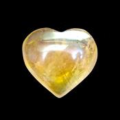 ANGEL AURA QUARTZ PUFF HEART.   SP14633POL