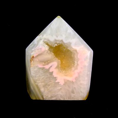 AGATE TOP POLISHED GEODE POINT SPECIMEN.   SP14716POL