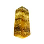 GEMSTONE OBELISK IN BANDED ARAGONITE.   SP15006POL